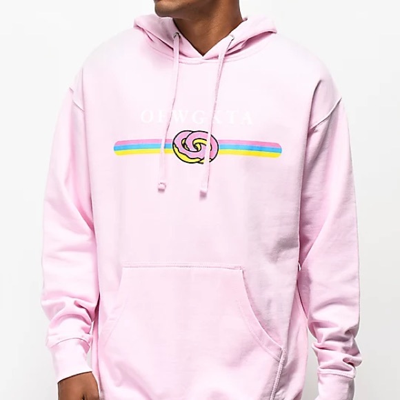 Shirts | Odd Future Pink Hoodie | Poshmark